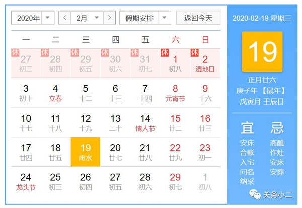 2020年3月海關匯率